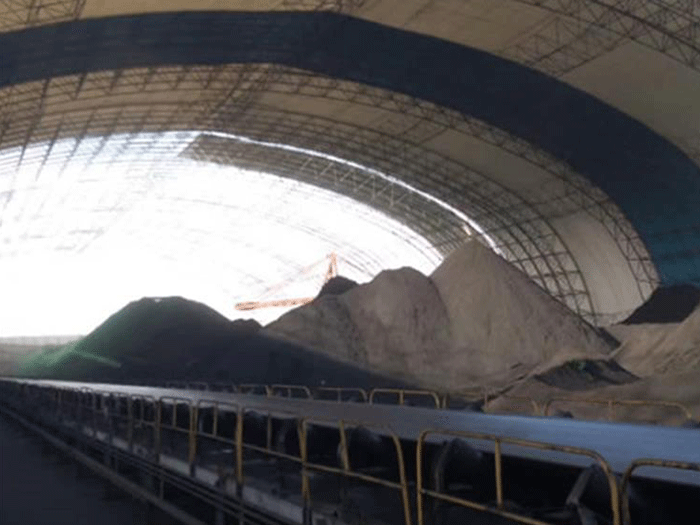 兰溪煤棚料仓网架